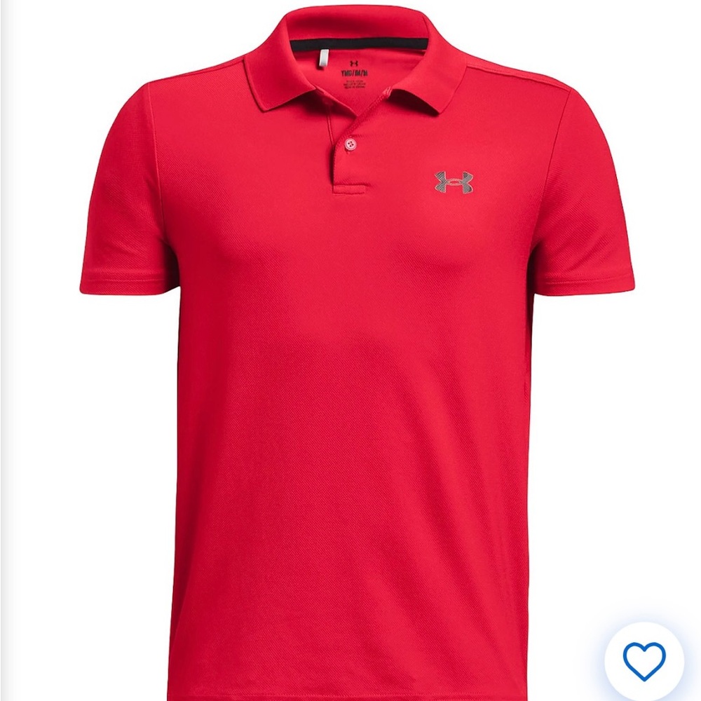 Under Armour Boy’s Red Polo Shirt